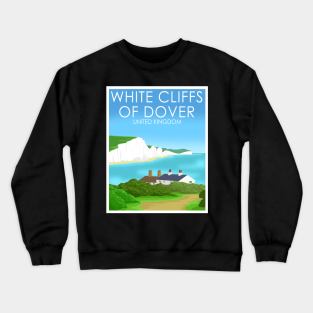 White Cliffs of Dover, United Kingdom Crewneck Sweatshirt